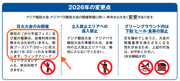 刈谷わんさかまつり2026注意点